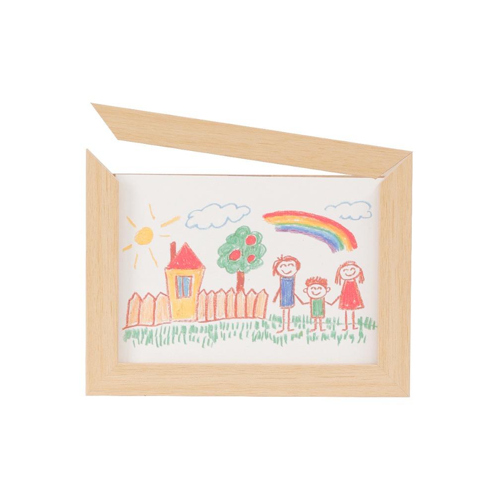 Визуальное окно Магнитные рамки для картин Съемный держатель для хранения детских рисунков Фоторамка для рисования