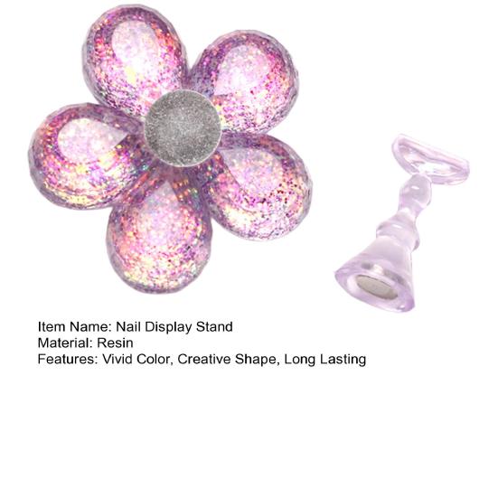 Nail Art Holder Vivid Color Resin Present Nail Art