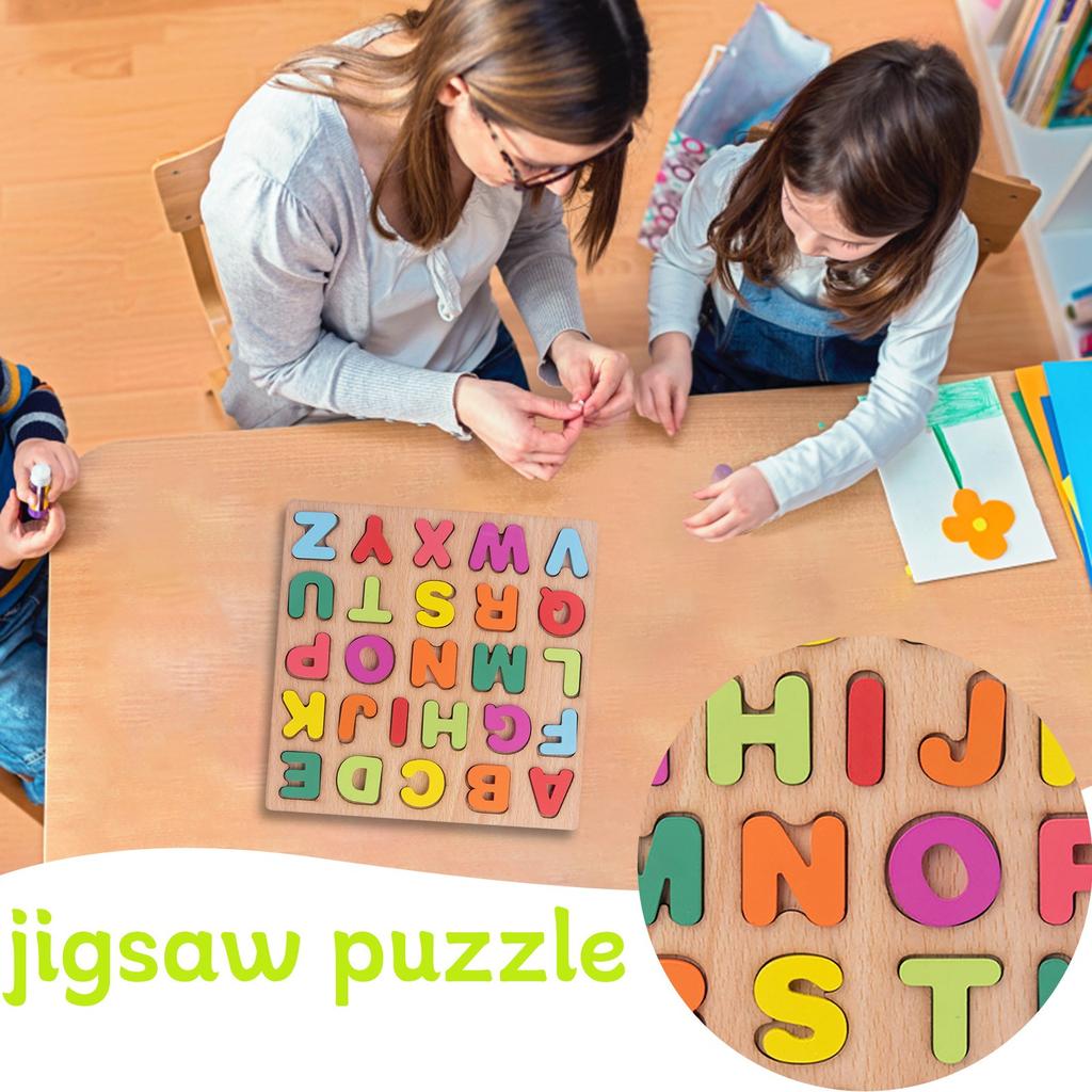 Деревянные пазлы, детские развивающие игрушки, пазлы с буквами и числами, детские развивающие обучающие игрушки