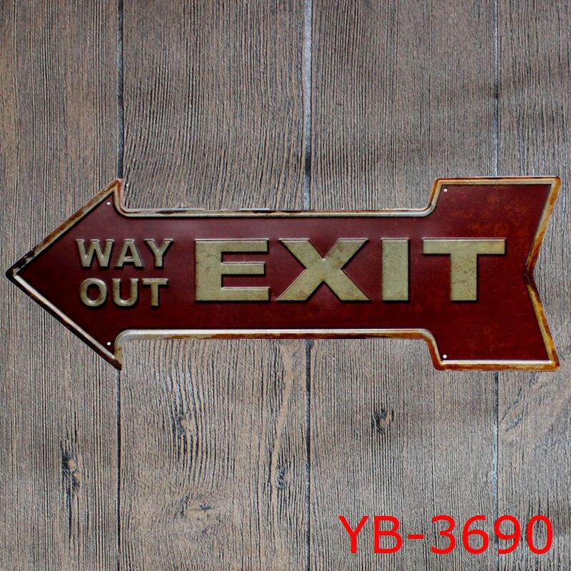 Arrow ,Special -Shaped Tin Painting ,Tin Sign ,Retro Home Explosives ,Theme Restaurant ,Bar Decoration