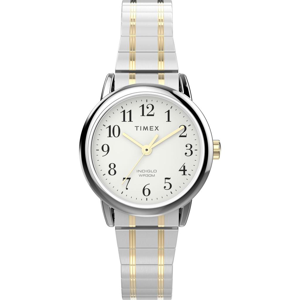Watch Easy Reader Silver Dial Brass Mineral Glass Quartz Watch Brand TW2W52500 Silver [TIMEX] Women's [Item]