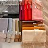 New Winer Warm Cashmere Scarf for Women Fashion Solid Thick Blanket Pashmina Shawl Wrap Female Bufanda Echarpe Foulard