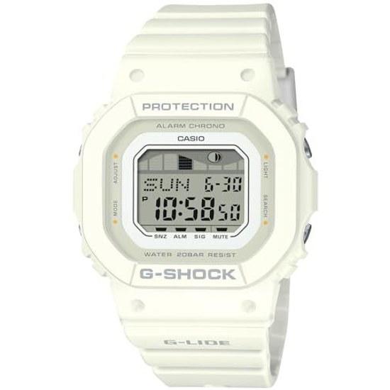 Женские наручные часы Casio G-Shock G-LIDE из биопластика GLX-S5600-7BJF белые