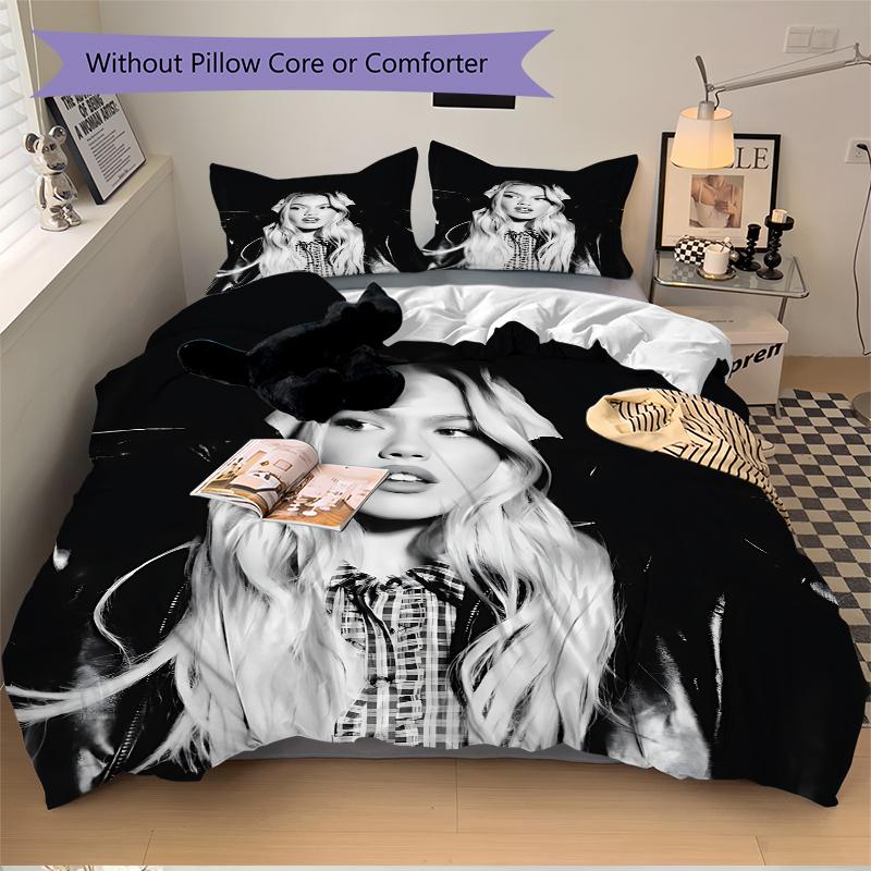 3Pcs Elegant Fashion Portrait Bedding Sets For All Sizes New 3D Printed Bed Cover Comforter Duvet Cover Pillowcase Bedroom Decoration