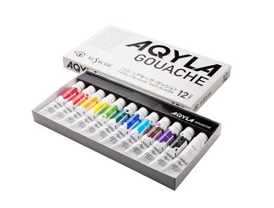 KUSAKABE Акриловая гуашь Akela Gouache Набор из 12 цветов, 11 мл (нет. 4)