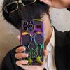 Colorful Electroplating Suitable For 15promax Halloween Skull Phone Case IPhone 14 11