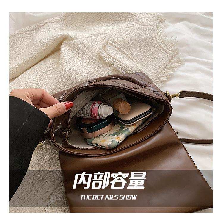 IELGY Ретро популярная вышитая цепочка из ромбов переносная сумка-мессенджер маленькая квадратная сумка