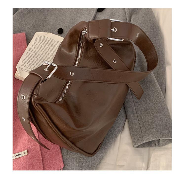 IELGY Модная женская сумка через плечо в стиле ленивой моды, большая вместительная сумка-тоут в стиле ретро