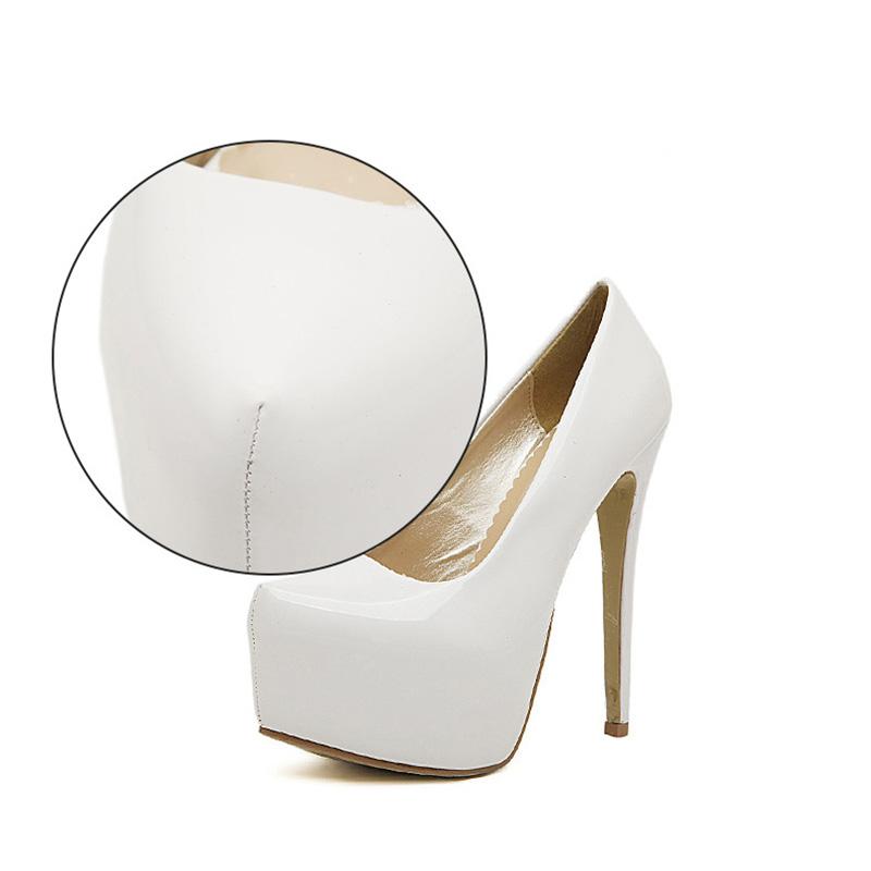 Женские пикантные красные новые элегантные темпераментные модные непромокаемые туфли на высоком каблуке для рабочей вечеринки на каблуке 15 см WZ