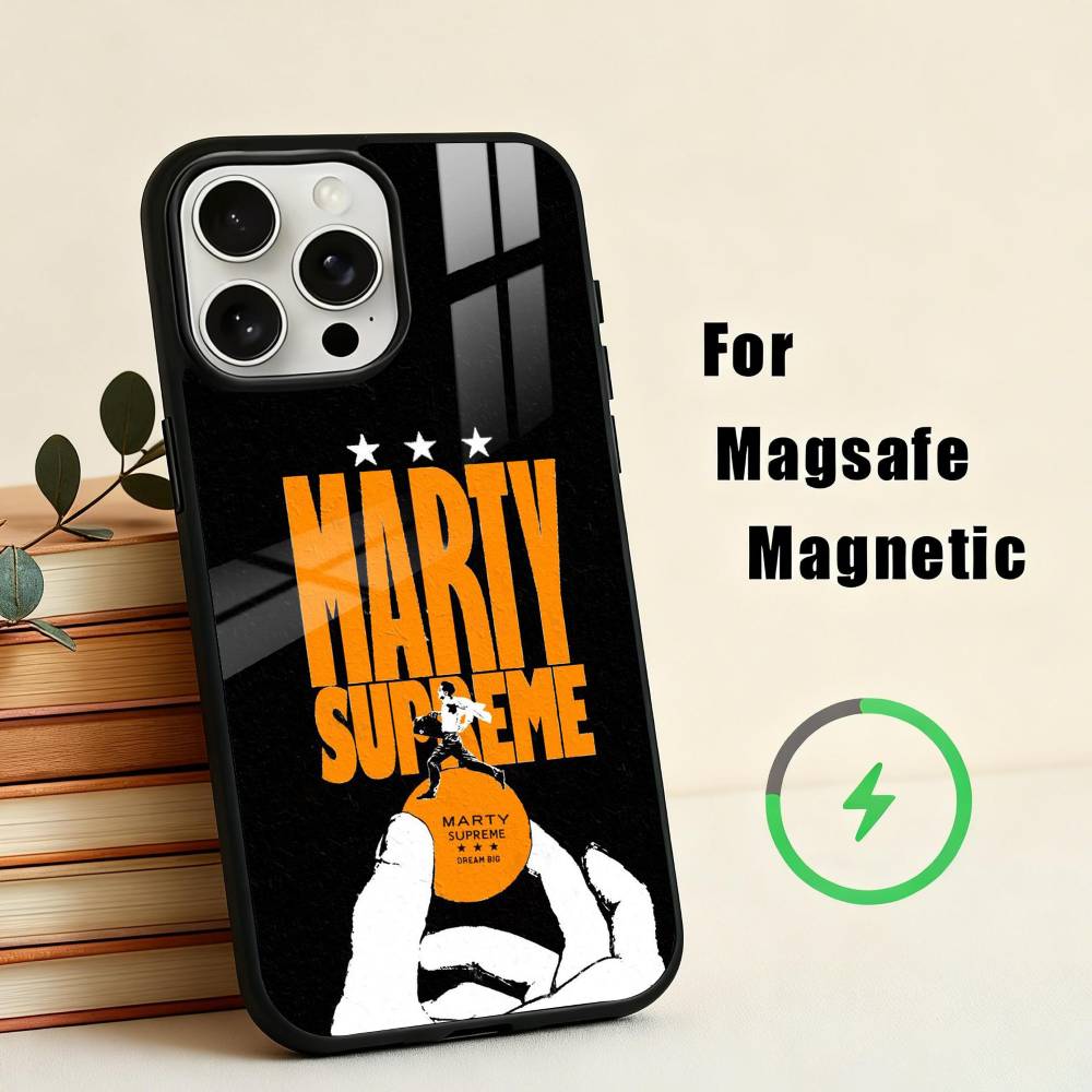 Спортивные Фильмы M-Marty-Y S-Supreme-E Чехол Для Телефона Для iPhone17,16,15,14,13,12,11 Plus,Для Магнитной Беспроводной Зарядки Обложка