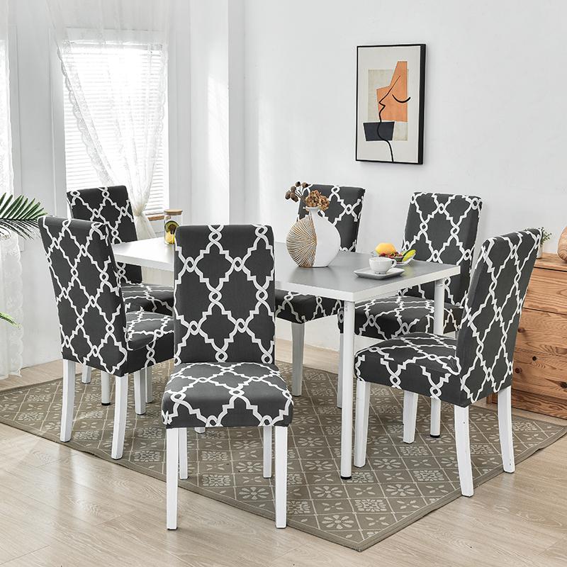 Чехол на стул для столовой, эластичный чехол на стул для столовой, чехол на сиденье Parsons, эластичный чехол на стул для столовой, кухни, 1/2/4/6 шт.