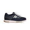 Hermes Trail Sneakers Calfskin Suede Goatskin & Marine