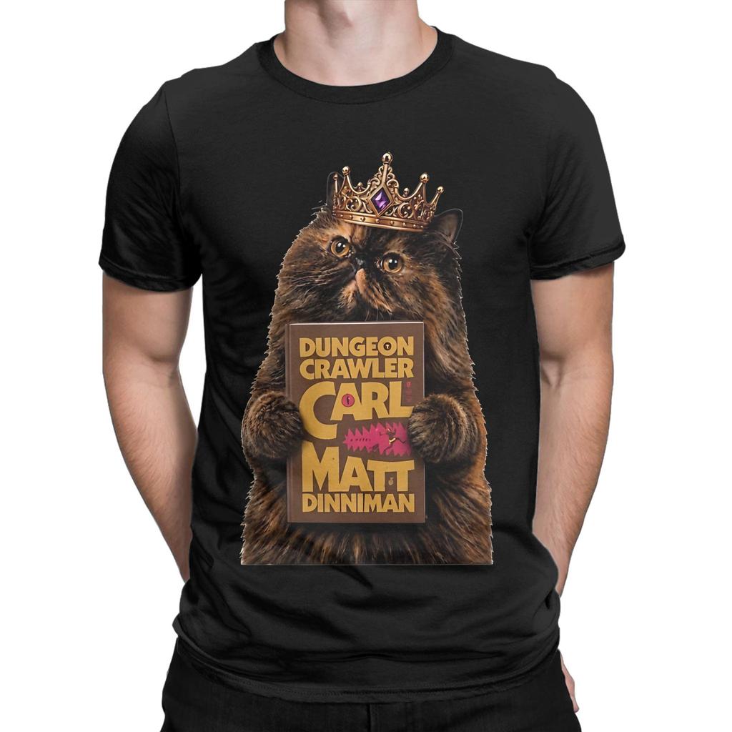 Dungeon Crawler Carl Art Poster Novelty 100 Cotton Tshirt Dungeon Crawler Carl Tees Tops For Unisex