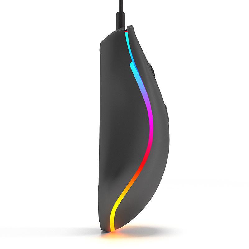 BAJEAL D1 Проводная 4D игровая мышь со светодиодом для компьютеров и ноутбуков