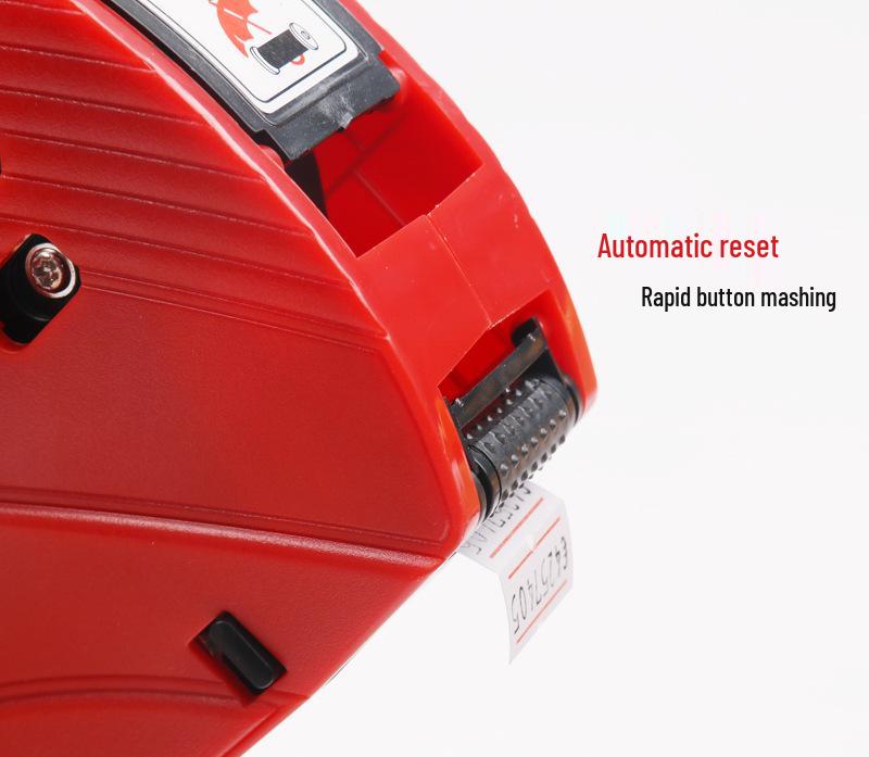 8-Digit Pricing Label Machine with Cover & English Coding