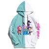 KPop Demon Hunters Peripheral Color Blocked Hoodie Casual Comfortable Autumn Winter Inside Outside Versatile Fashionable Hoodie