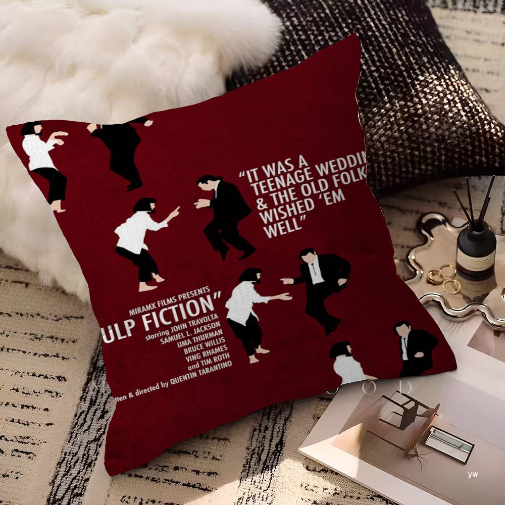 Classic Movie Pulp Fiction Personalized Pillow Cover Kids Bedroom Wild Party Decor Pillowcase kid Birthday shower Gift
