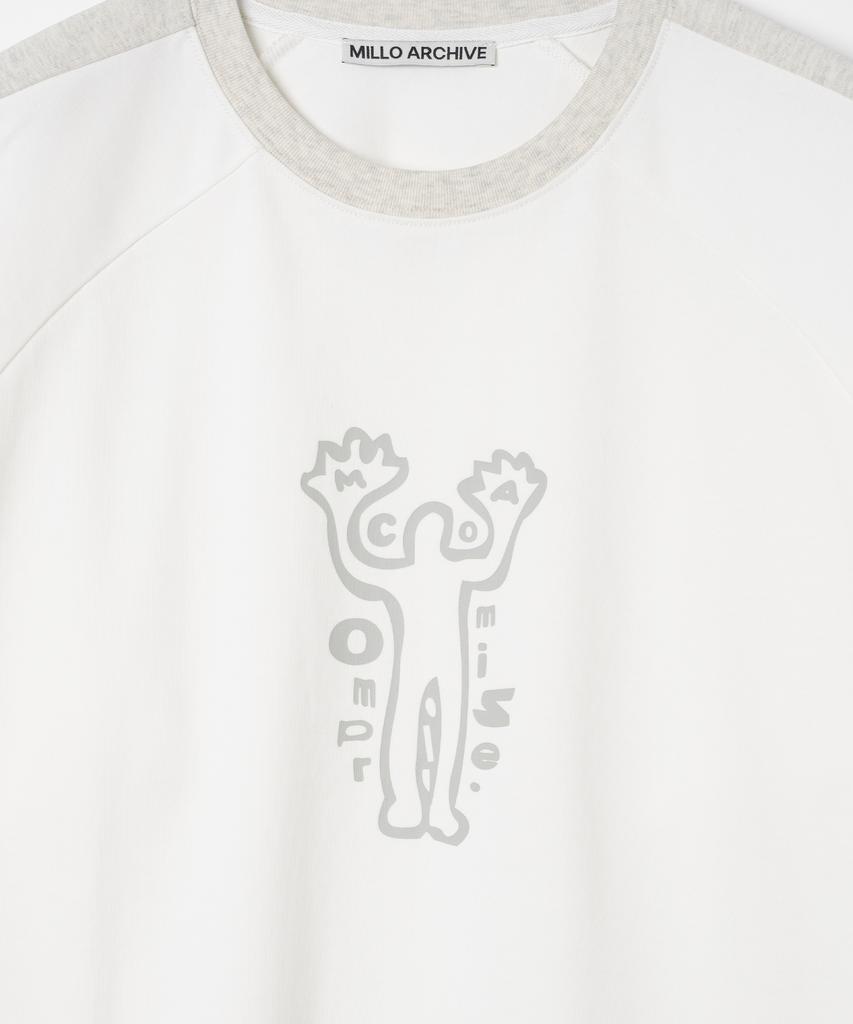 MILLO ARCHIVE Two-Type Crumpy Long Sleeve [White]