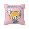 Custom Japan Cartoon Aggretsuko Anime Modern Throw Pillow Cover Bedroom Decoration Chair Cushion