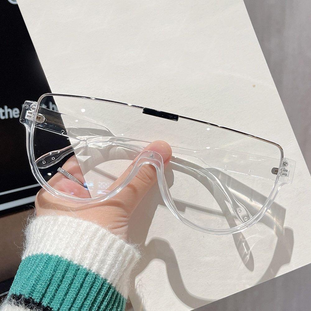 Designer Goggle Shades Monoblock Oversized Sun Glasses Semi-round Sunglasses for Women & Men