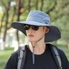 Рыбацкая шляпа Yousheng, Шляпа-ведро с широкими полями для защиты от солнца, Легкая дышащая шляпа с защитой от УФ-излучения для активного отдыха, туризма, рыбалки, для путешествий, на каждый день
