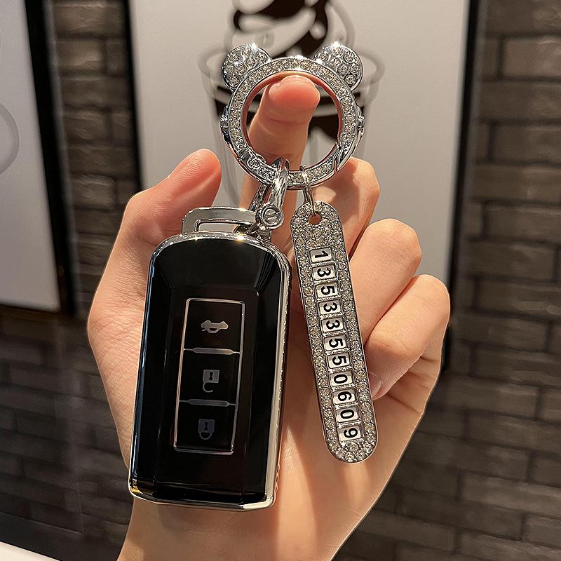 Guangqi Mitsubishi Car Key Sleeve Outlander Eclipse Cross JinxuanASXYishen Pajero Jin Chang Dedicated Buckle Case Cover
