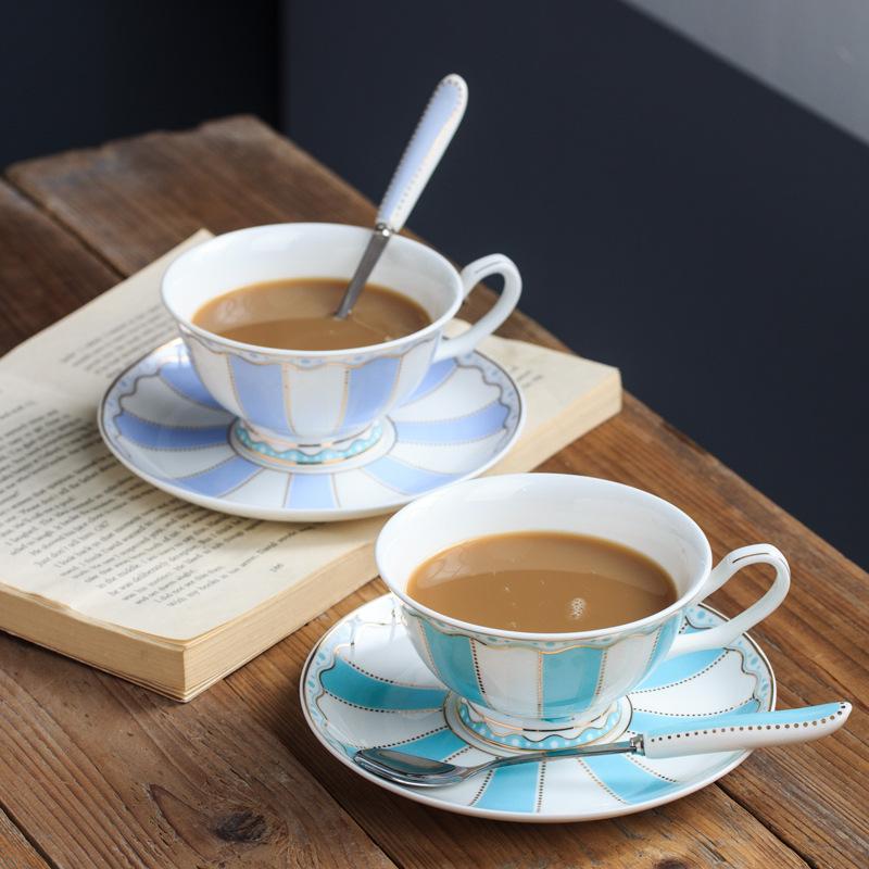 1set European Elegance Candy Colored Ceramic Coffee Cup with Matching Saucer Perfect for Coffee Afternoon Tea Set Drinkware Gift