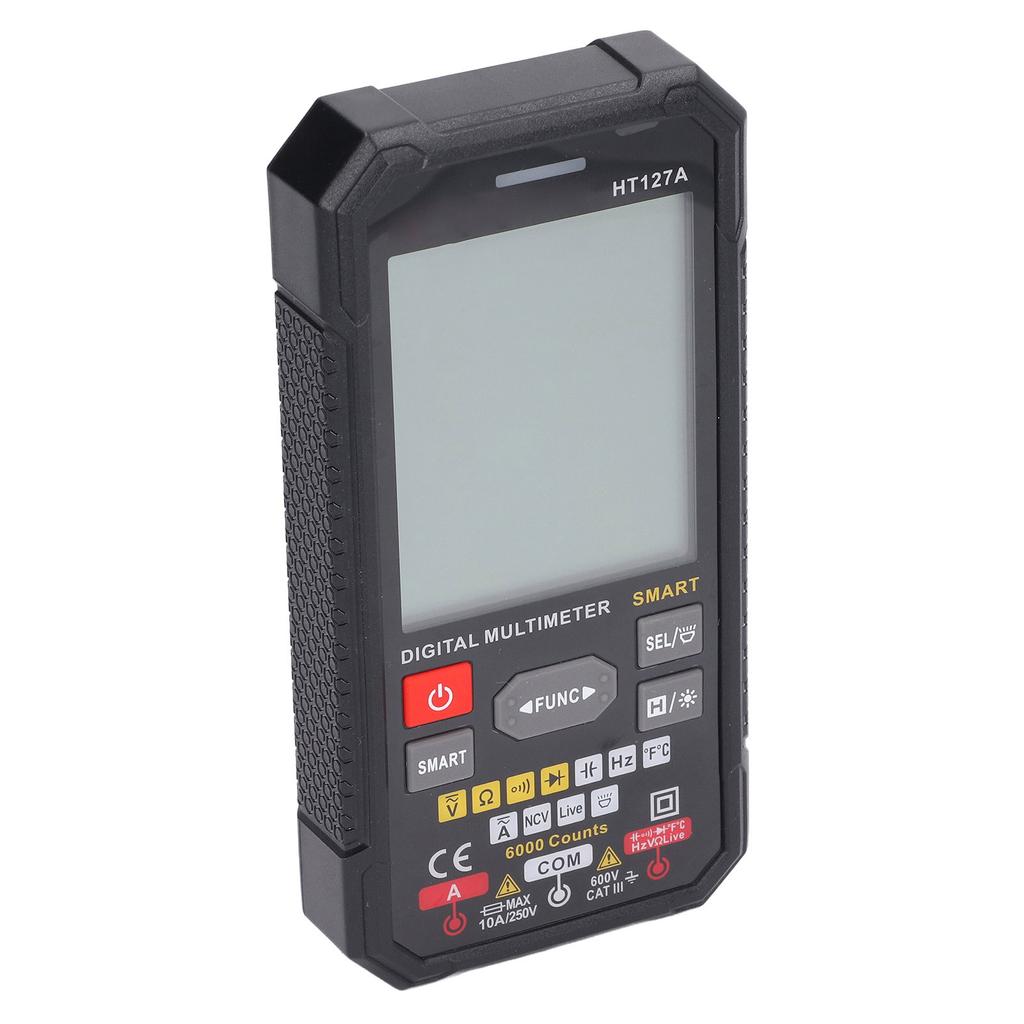 Digital Multimeter Smart Mini Color LCD 3 Result Display Pocket Voltmeter Voltage Tester HT127A