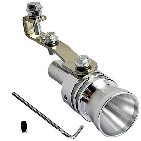 Практичный турбосвисток из сплава, креативный легкий алюминиевый автомобильный мотоцикл, выхлопная система, поддельный турбосвисток для автомобиля