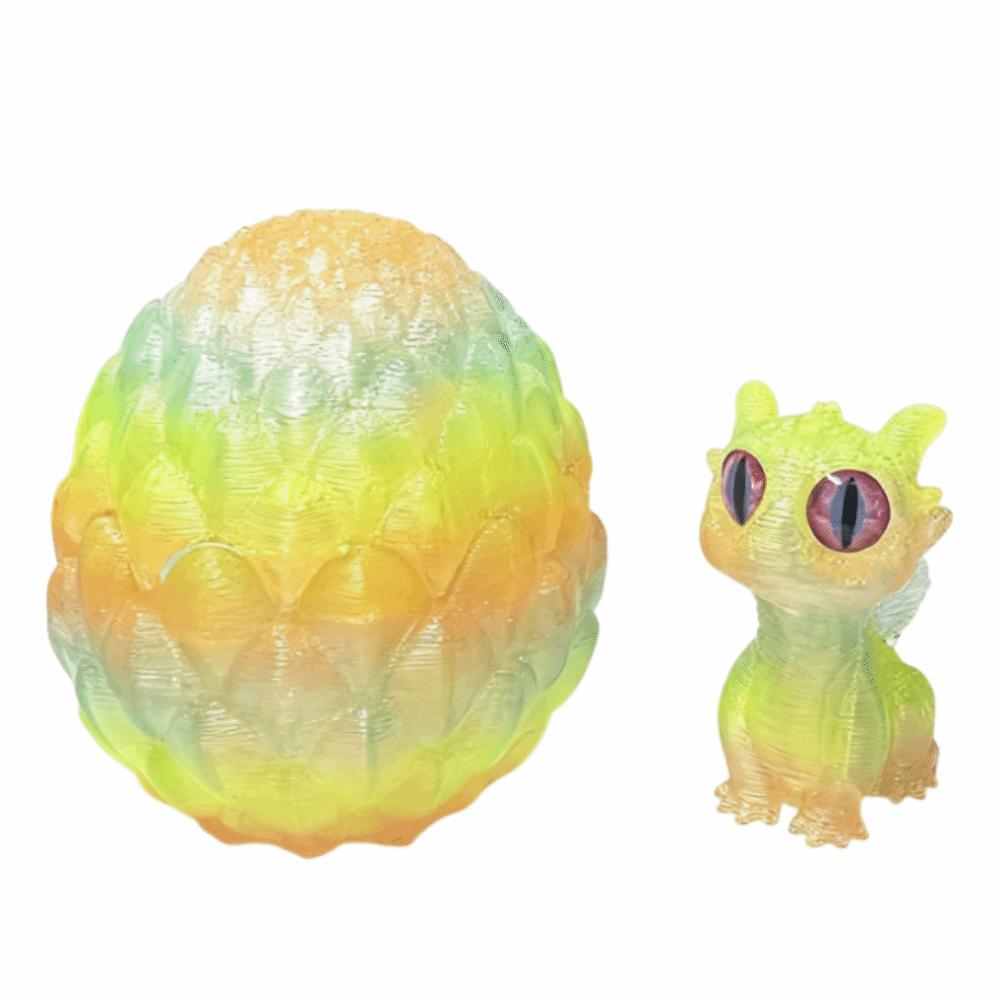 Мини 3D-печатное яйцо дракона Креативная имитация модели животного Сувениры для вечеринки по случаю дня рождения