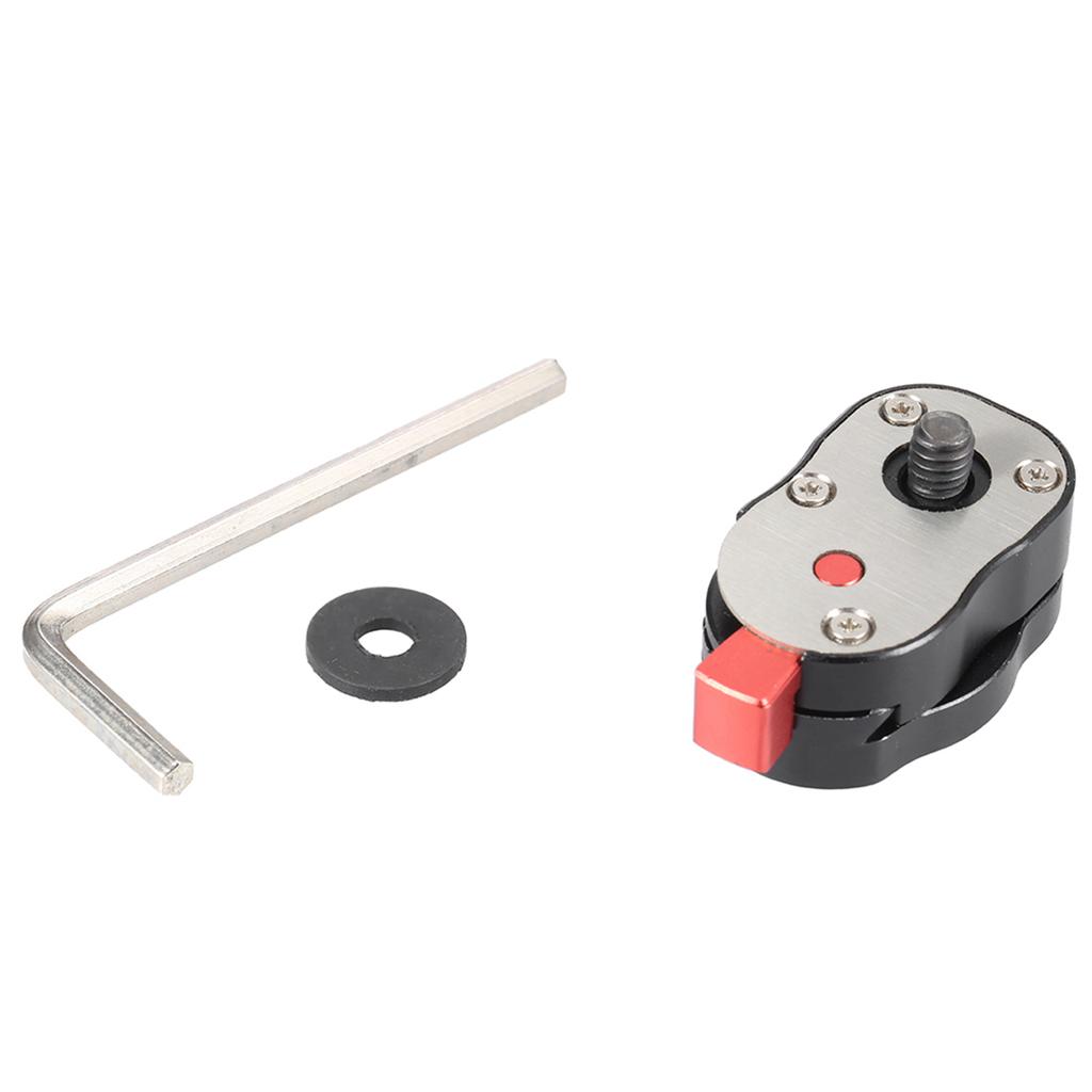 Mini Quick Release Plate for LCD Monitor Friction Aticulating Arm LED Light Camera Camcorder Rig