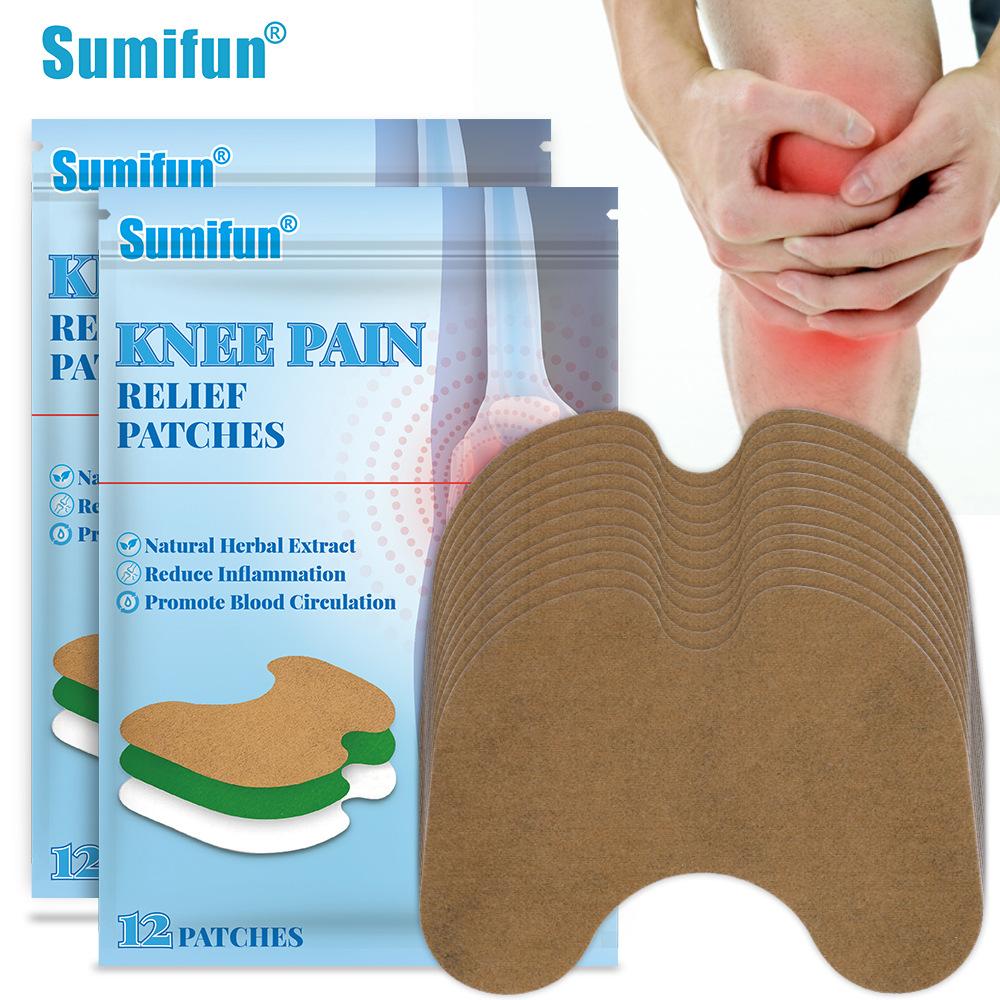 Sumifun 12/24/60/120 Pcs Joint Relief Patch Shoulder Neck Knee Joint Body Protection Patch Knee Care Comfort Herbal Patch