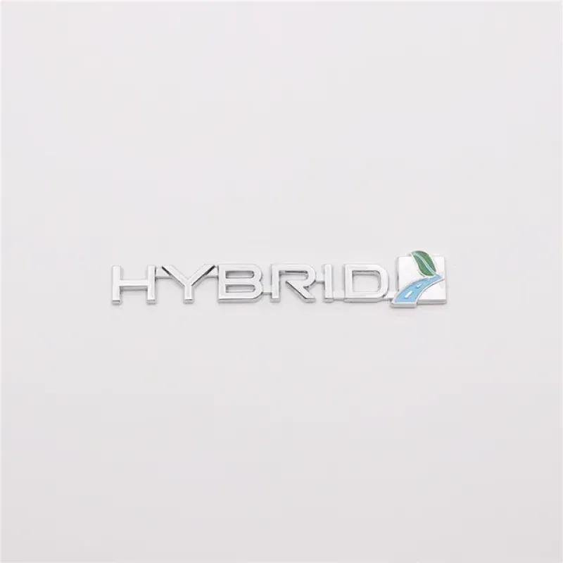 3D металлический гибридный логотип, эмблема автомобиля, значок на крыло, наклейка на задний багажник для T-oyo-ta, аксессуары для авто стайлинга