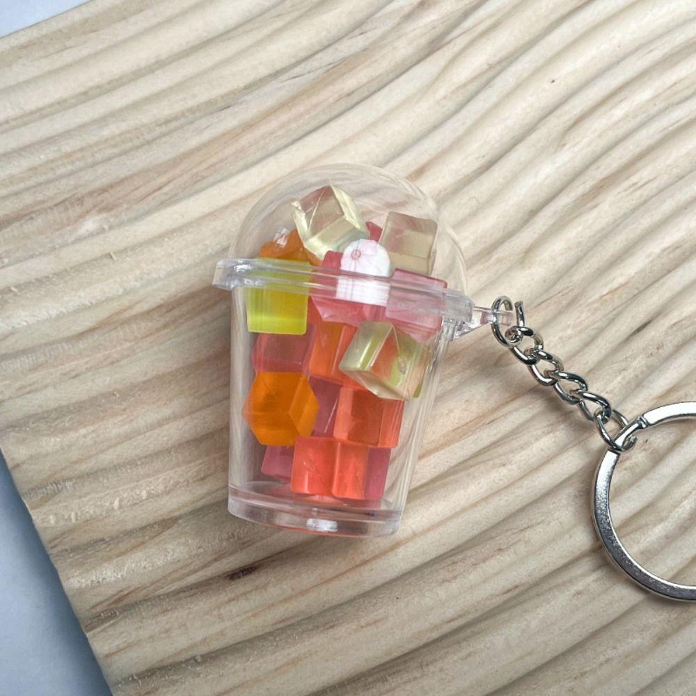 Shaker Cup Keychain Charm Bag Pendent New Key Chains for Keychain Bag