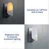 Enhanced Warm White LED Wall Light with Light Sensor and Energy-Saving Design