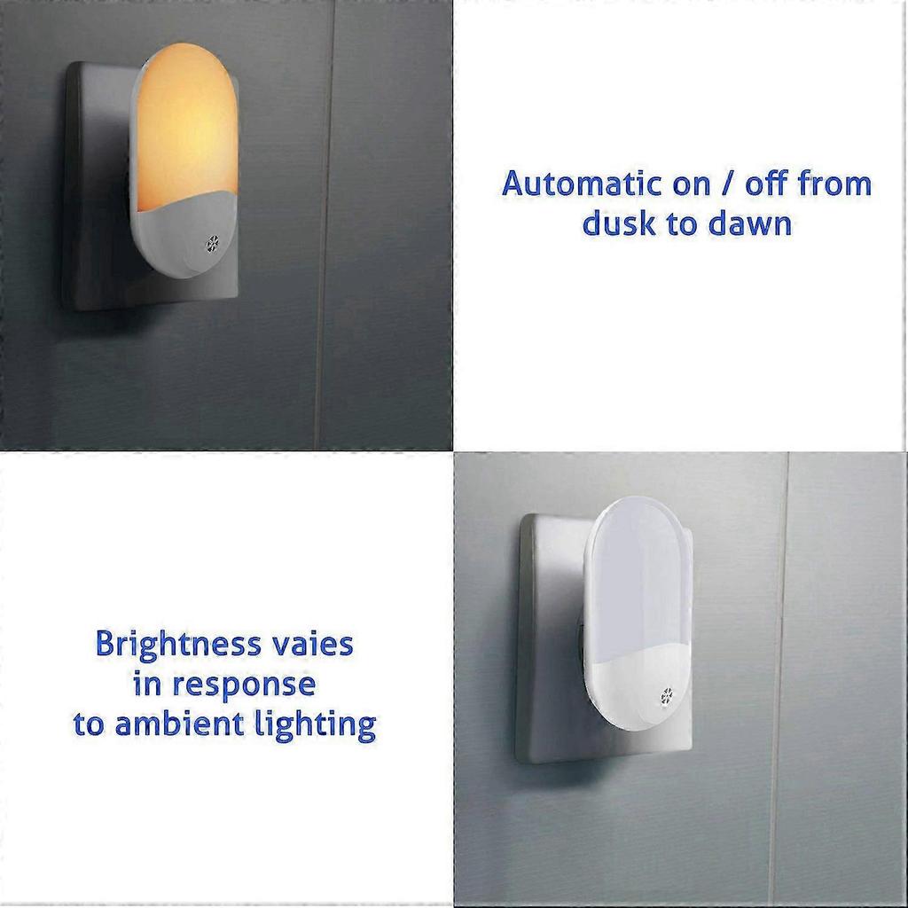 Enhanced Warm White LED Wall Light with Light Sensor and Energy-Saving Design