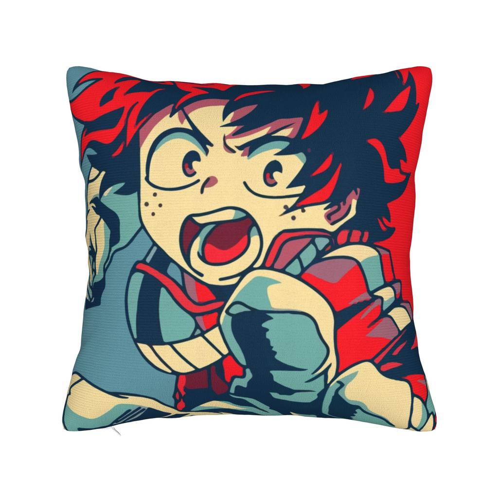 My Hero Academia Наволочка Квадратная Коллаж Хоукс Академия Чехлы для Подушек Декоративная Наволочка на Молнии в Винтажном Стиле для Дома