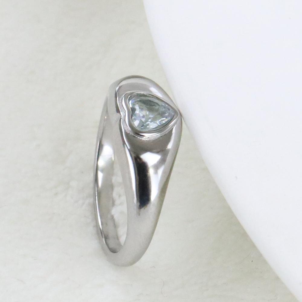 VQYSKO блестящее кольцо с цирконием и кристаллами в форме сердца, эффектное минималистическое кольцо для современных подарков подружке невесты, подарок на годовщину для женщин