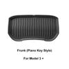For Tesla Model 3+ 2024-2024 Upgrade TPE Front Storage Box Pad Rear Trunk Mat Waterproof Protective Liner Trunk Tray Floor Mat