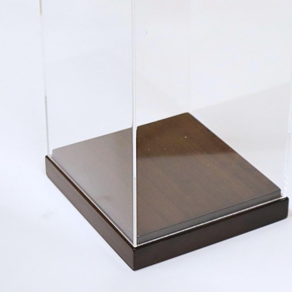 Empty Acrylic Case for Hagoita and Hamayumi Medium 30cm Tall (Battlewing Swords) - Size, Brown,