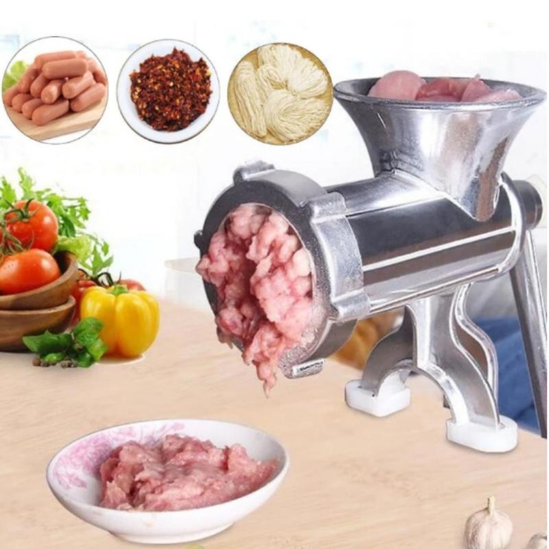 Мясорубка Многофункциональная Ручная Для Кухонных Пространств Заводская Металлическая Мясорубка Для Мяса и Птицы Измельчитель И Инструмент Для Колбас Бытовая