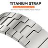 Роскошный титановый ремешок для Samsung Galaxy Watch 8/8 Classic Мужской деловой браслет для Samsung Watch Ultra 47 2025/2025 Металлический ремешок