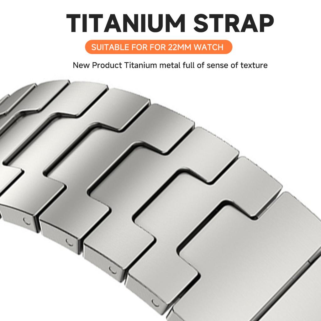 Роскошный титановый ремешок для Samsung Galaxy Watch 8/8 Classic Мужской деловой браслет для Samsung Watch Ultra 47 2025/2025 Металлический ремешок