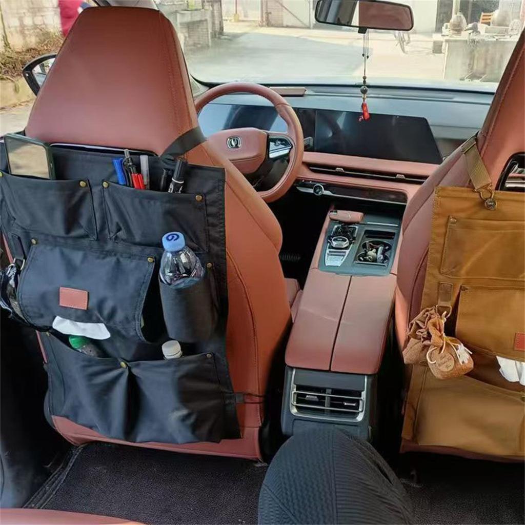 Универсальная многофункциональная подвесная сумка для хранения на автокресло, органайзер с множеством карманов, сумка для хранения, автоаксессуары