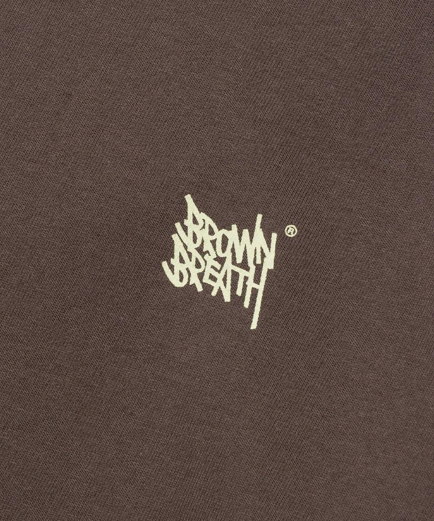 Brown Bless Tag Tee - Dark Brown