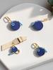 Multi-piece set - Mini cute blueberry fruit pendant coin purse keychain charm fashion PU leather charm small bag gift for women