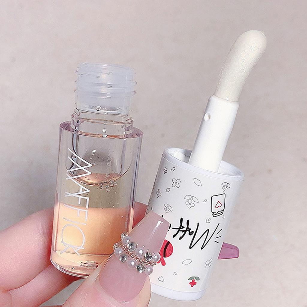 Lip Oil Gloss Moisturizer Jelly Lipstick Balm Big Lip Brush 5g Lip Plumper for Moisturizing Hydrating And Nourishing No-Sticky Gloss Lip Balm