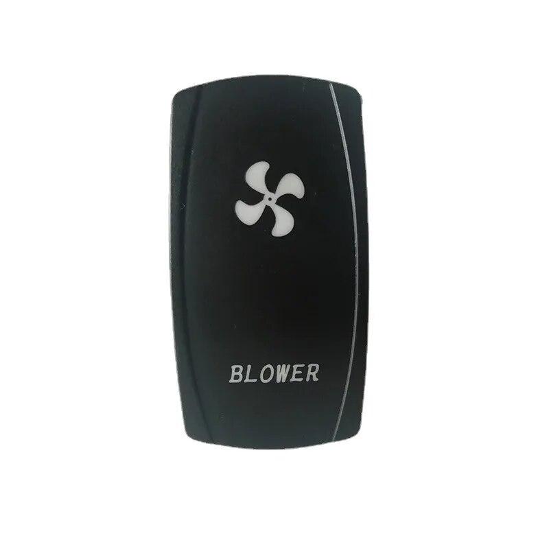 1 шт. 24 В автомобильный переключатель типа лодки, модификация со стрелками вверх и вниз, яхтенный трехскоростной самоблокирующийся RND белый свет вперед