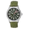 Quest Men's Field Watch Sapphire Canvas Strap Khaki Green Dial Quartz RTQ029 100M Lewis And Clark Edition