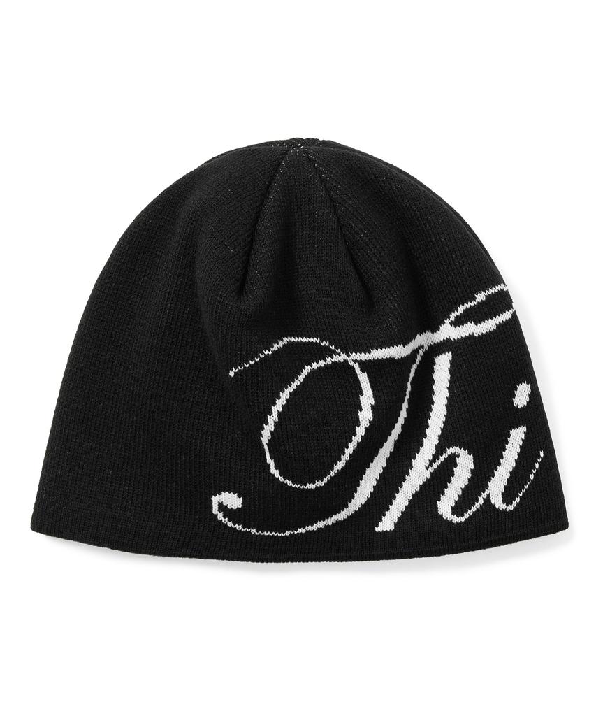 THISISNEVERTHAT Thi Logo No Cuff Beanie Black